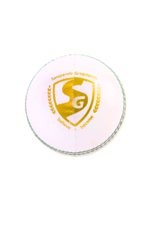 SG Club™ White 4-Piece Cricket Leather Ball