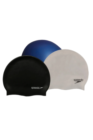 Speedo Flat Silicone Swim Cap - 1 Nos (Assorted)