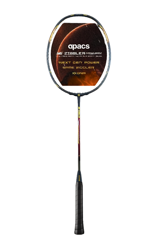 Apacs Z-Ziggler Next Gen Badminton Racquet (Black/Maroon) -4U